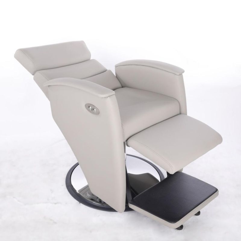 Hl-9275 Salon Barber Chair for Man or Woman with Stainless Steel Armrest and Aluminum Pedal