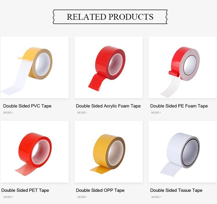 Water Based Double Sided OPP Film Adhesive Tape