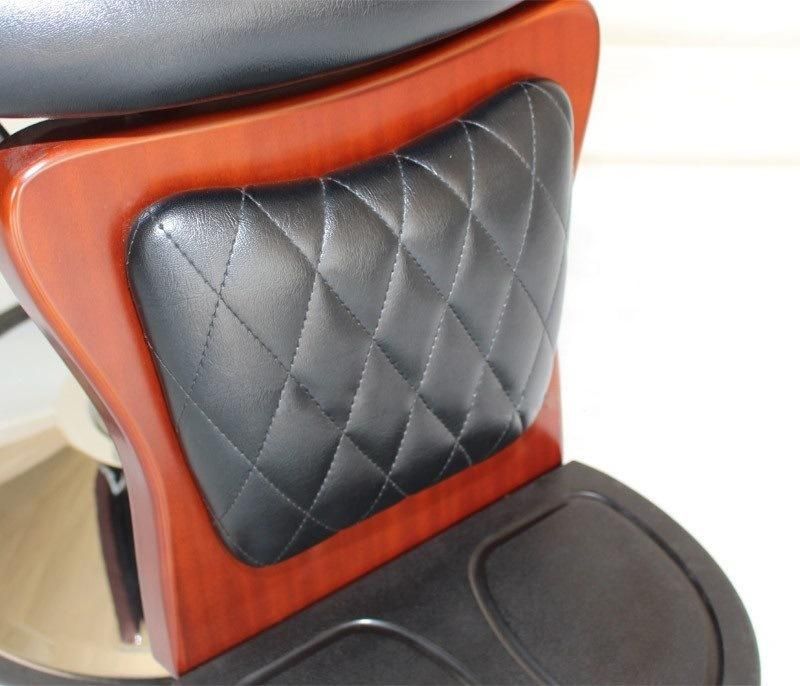 Hl-9283 Salon Barber Chair for Man or Woman with Stainless Steel Armrest and Aluminum Pedal