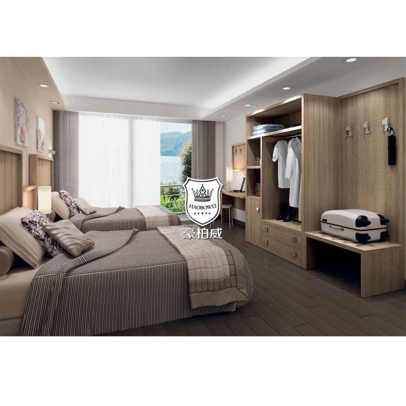 Supply Canada Toronto Hotel Furniture for Sale in Wood Color Bedroom Furniture for Hostels