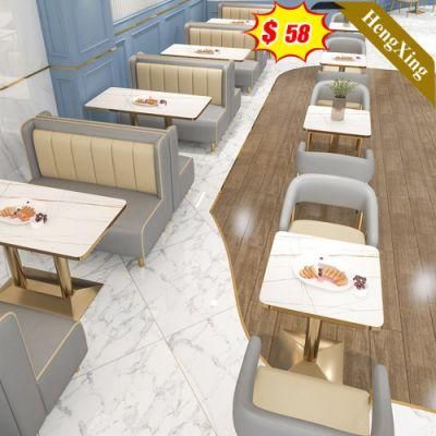 New Design Top Quality Restaurant Coffee Shop Dining Furniture Wooden Dining Room Sofa Set