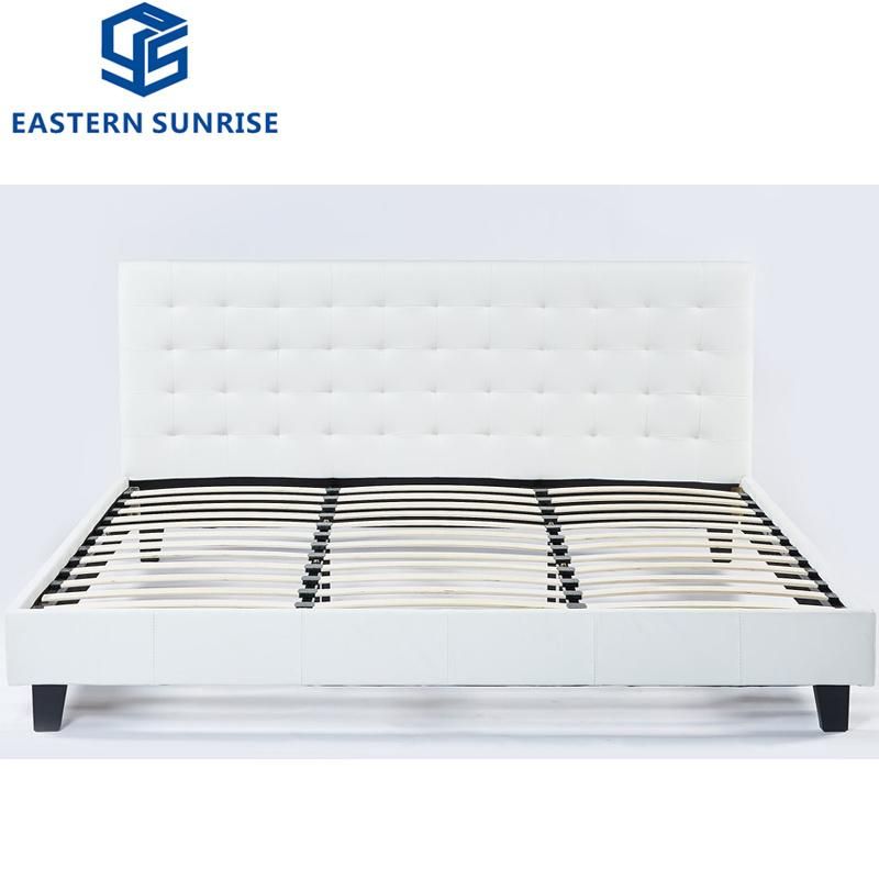 European Environmental Standard Leather Double Bed