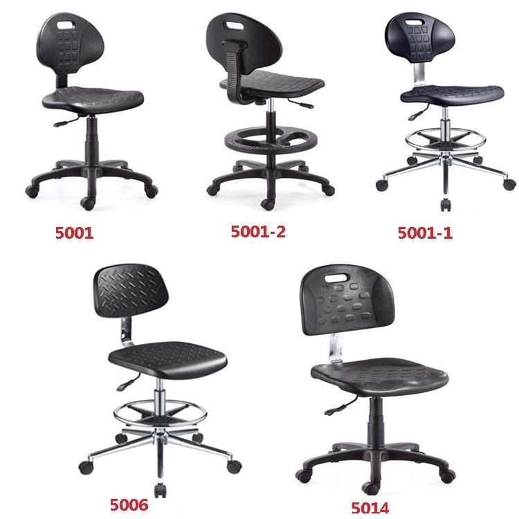 Computer PU Leather Swivel Laboratory Stool Chair for Lab Furniture