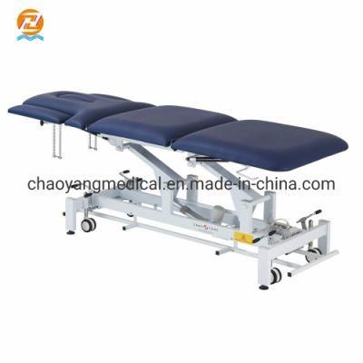 Hospital Adjustable Medical Electric Examination Table Bed for Sale