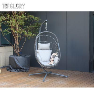 Modern Garden Outdoor Home Patio Villa Wicker Rattan Furniture Hanging Swing Chair