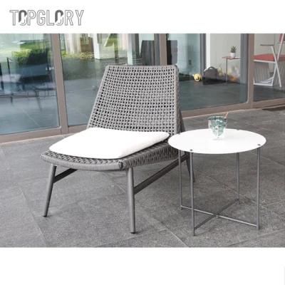 China Wholesale Aluminum Outdoor Dining Chair Metal Home Furniture Garden Table and Chair Set