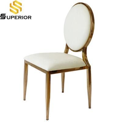 Wholesale Modern Infinity Wedding Faux Leather Upholstered Dining Room Chair