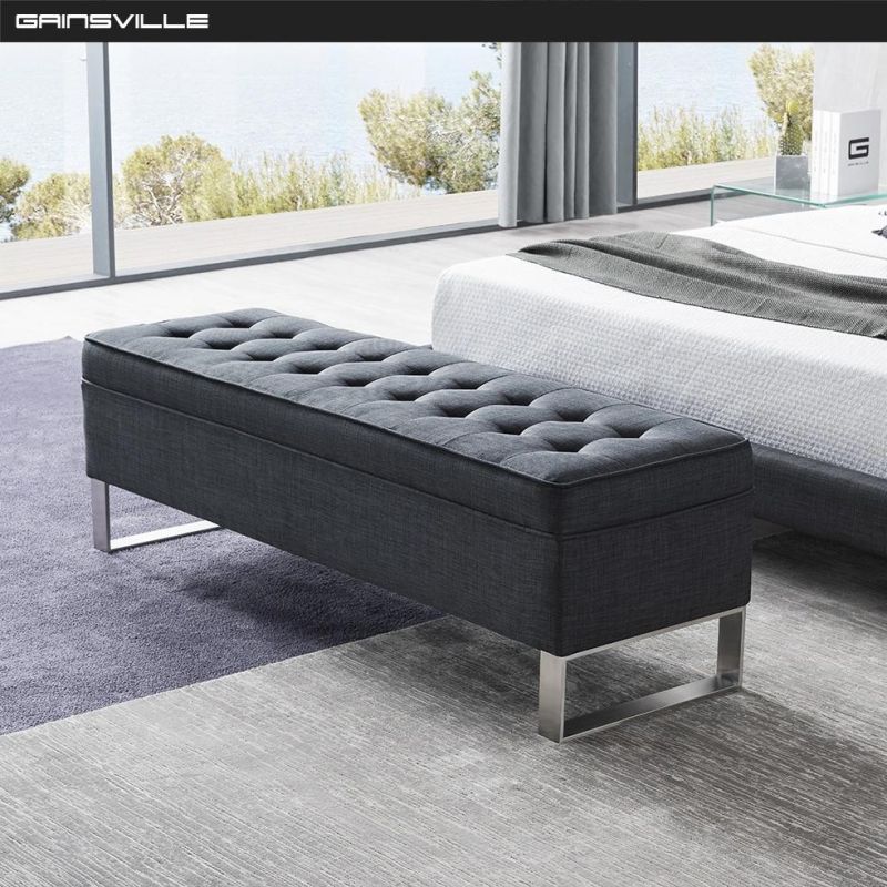 Top Selling Home Furniture Soft Bed Bedroom Bed with Storage Gc1633