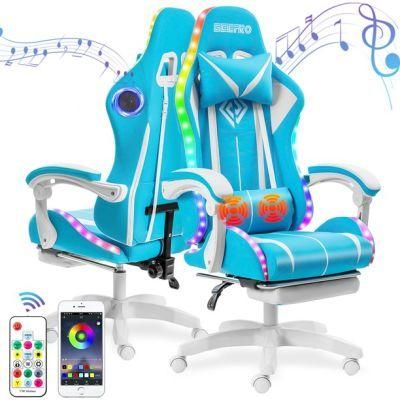 Wireless Speaker Gaming Chair with LED RGB Light