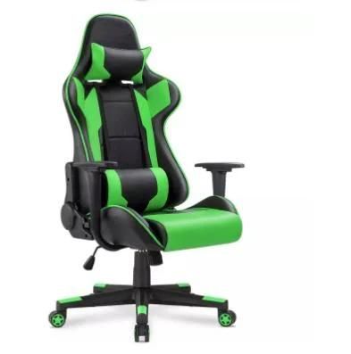 Adjustable PU and PVC Leather Racing Swivel Computer Parts Gaming Chair