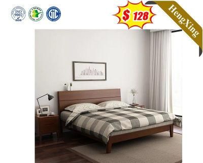 Modern Wooden Home Hotel Bedroom Furniture Set Leather King Queen Double Single Wall Bed