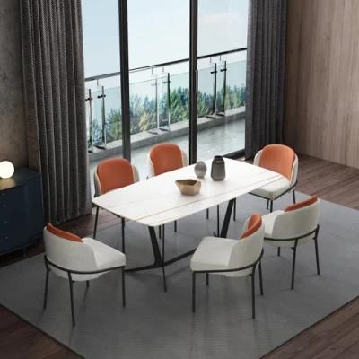 Factory Modern Hotel Event Restaurant Furniture Banquet Dining Room Set Leather Kitchen Chair