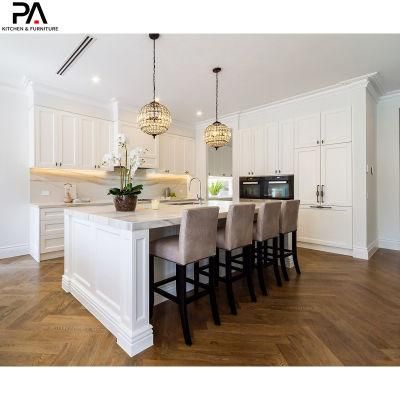 Luxury Kitchen Home Products Modern Design White PVC Kitchen Cabinets