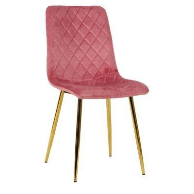 Luxury Nordic Style Indoor Home Furniture Restaurant Leather Velvet Modern Dining Chair
