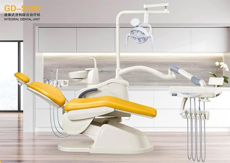 Ce Approved Dental Chair with Top-Mounted Tray