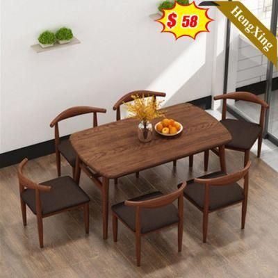 Wholesale Price Modern Design Home Dining Room Furniture Table with 4 Chairs Set