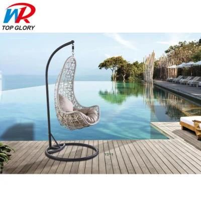 Outdoor Garden Patio PE Rattan Wicker Egg Swing Chair