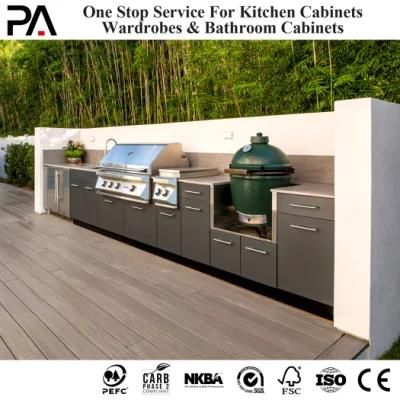 PA Professional Design Modern Modular Large BBQ Grill Outdoor Household Stainless Steel Kitchen Island