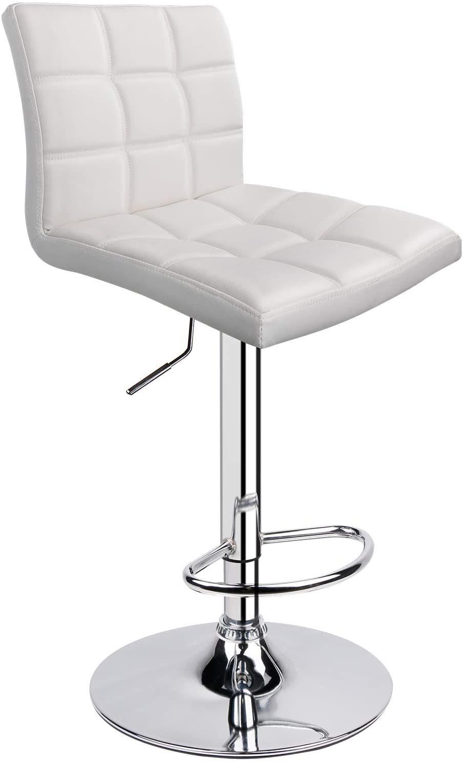 Modern Leather High Kitchen Bar Chair