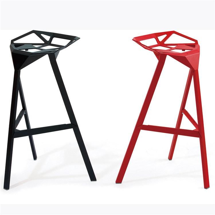 (SP-BS320) Unique Design Red Stool Multipurpose Portable Bar Chair