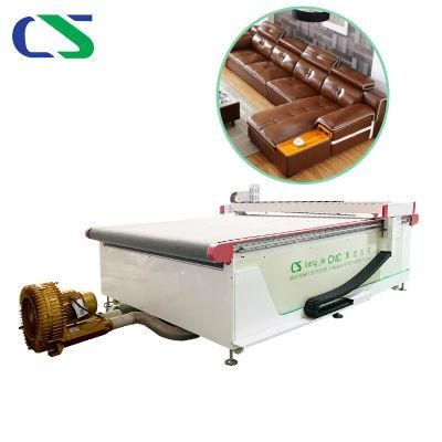 Graphite Gasket Prepreg Vinyl No Burning Environmently Carpet Floor Osciilating Knife Cutting Machine