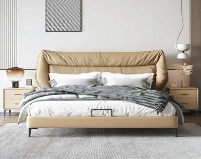 Italian-Style Bed Soft Package Modern Minimalist Master Bedroom Cloud 2 Meters X 2.2 Large Bed