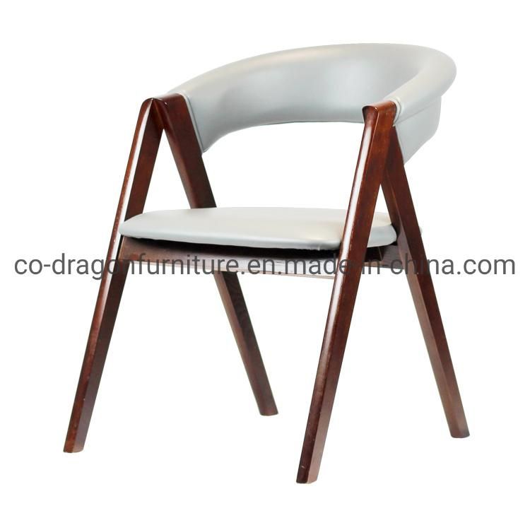 Quality Solid Wood Dining Chair with Leather for Dining Furniture
