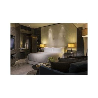 Wholesale Luxury Upholstered Modern Leather Bed Hotel Bedroom Sets Queen King Size Bed Room Furniture Modern Home Wood Frame Bed