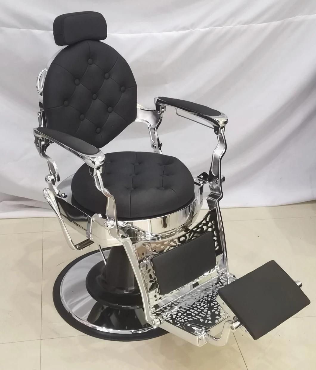 Hl-9260b Salon Barber Chair for Man or Woman with Stainless Steel Armrest and Aluminum Pedal