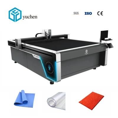 High Quality Fabric Leather Sofa Cover Cutting Machine by Oscillating Knife