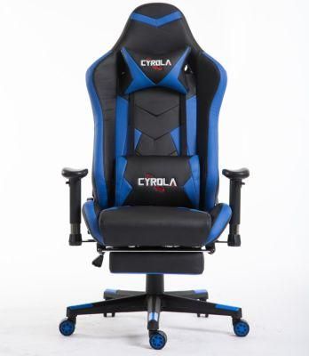 High Back Silla Gamer Office Gaming Chair with Footrest