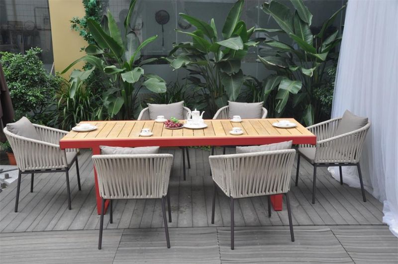 Hot-Sale Tensile Patio Furniture Garden Furniture Cast Aluminum Patio Furniture Cast Wooden Aluminum Patio