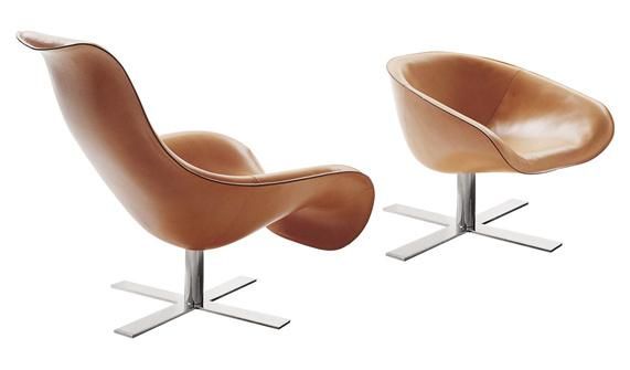 Replica Fiberglass Shell Fabric or Leather Soft Egg Chair