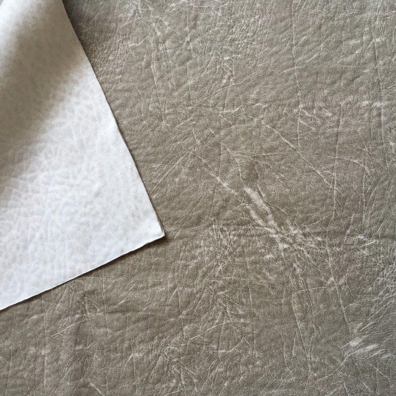 Polyester Suede Fabric with Leather Looking and Easy Cleaning Surface (suede)