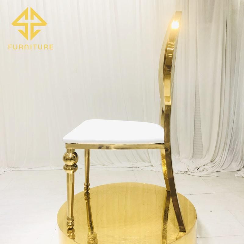 Light Luxury Post-Modern Dining Chair Metal Chair Hotel Negotiation Chair Stainless Steel Leather Dining Chair Restaurant