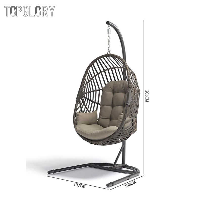 Best Selling Home Adult Outdoor Garden Furniture Indoor Balcony Leisure Rattan Swing