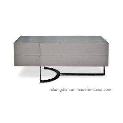 Popular Design Solid Stainless Steel Base TV Cabinet (ST0045)