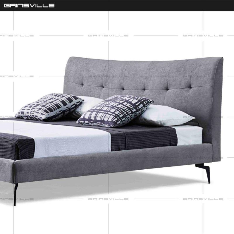 Italian Style Furniture Luxury Bedroom Bed King Bed Leather Bed Gc1817