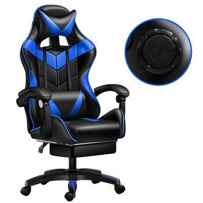 CE Approval China Wholesale Best Gamer Chair Gaming Chair with Speaker and Footrest