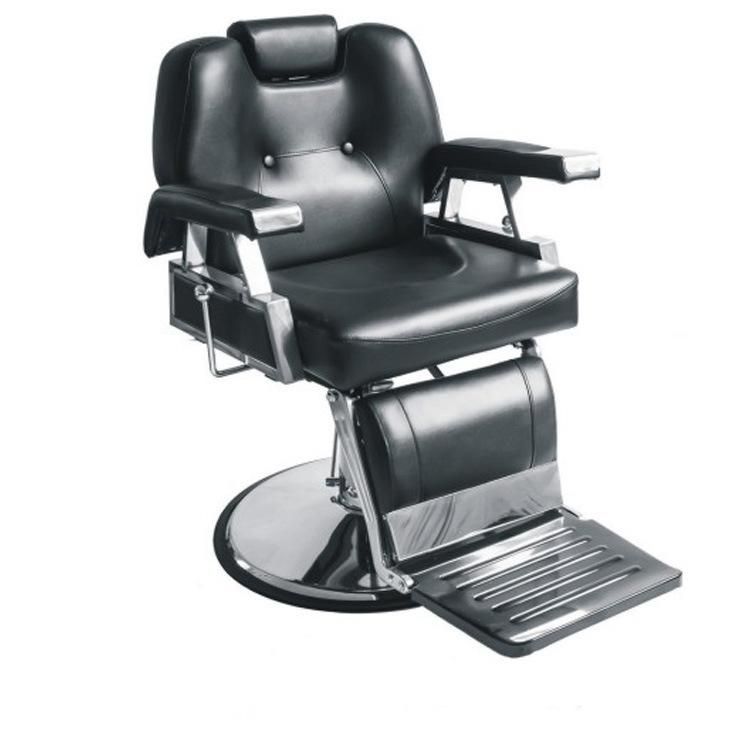 Hl- 9213b Salon Barber Chair for Man or Woman with Stainless Steel Armrest and Aluminum Pedal