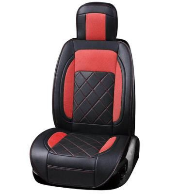 Red Comfortable Durable Four Seasons Leather Auto and Office Chair Seat Cover
