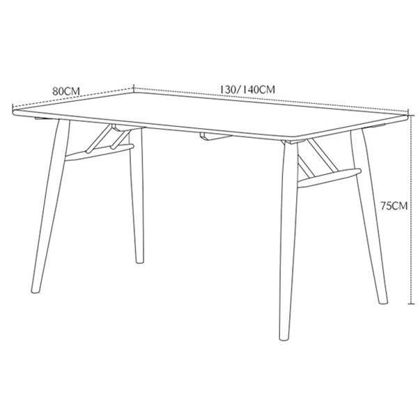 Creative Simple Solid Wood Dining Table