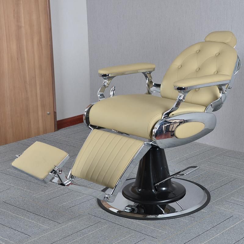 Hl-9255A Salon Barber Chair Hl-9244 for Man or Woman with Stainless Steel Armrest and Aluminum Pedal