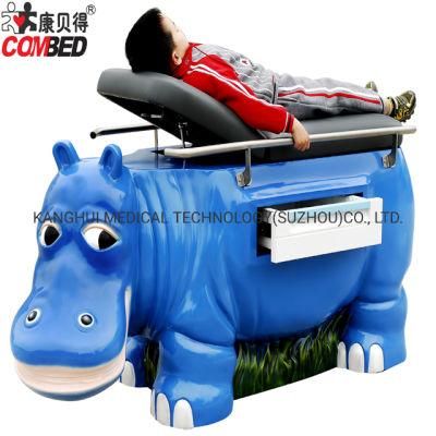 High Quality Manual Adjusted Simple Examination Medical Device Table with Foaming Mattress PU Leather