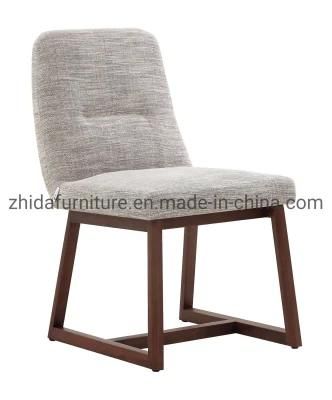 Chinese Home Furniture Manufacturer Dining Furniture Fabric Upholstery Solid Wood Leg Hotel Modern Restaurant Furniture Dining Chair