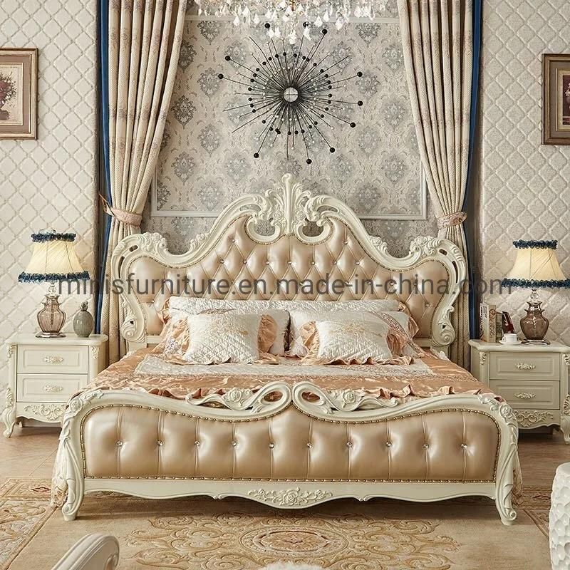 (MN-MB93) Hotel Home Adult Bedroom Furniture European Double Bed