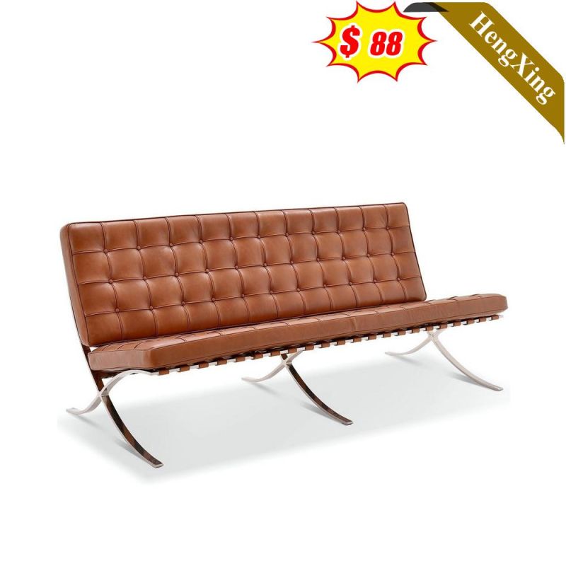 Nordic Single Leather Sofa Designer Furniture Casual Reception Club Chaise Lounge Chair