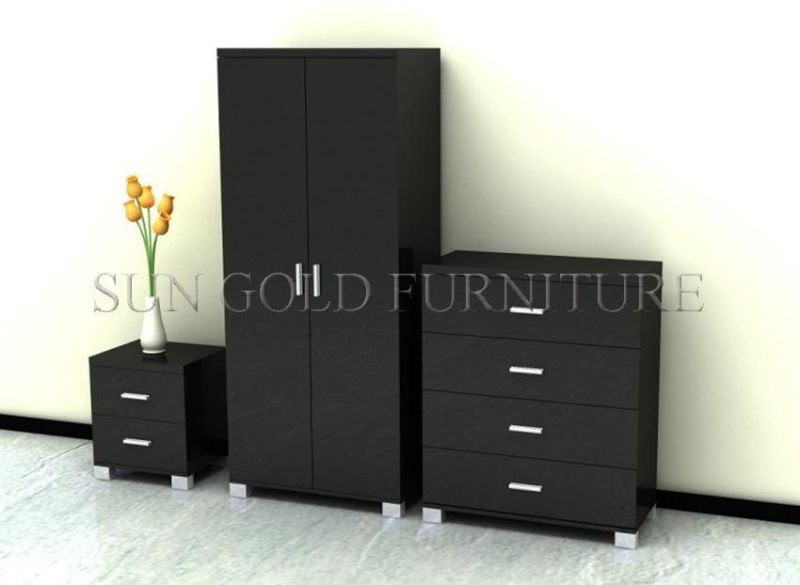 Modern Wholesale Melamine Chipbobard MDF Wardorbes Bedroom Furniture