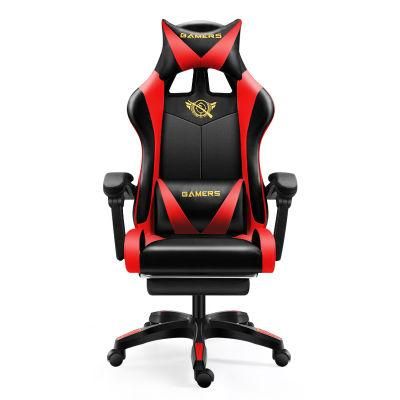 Cheap RGB Swivel Ergonomic PU Leather Silla Gamer Office Computer PC Racing Gaming Chair with Footrest and Massage