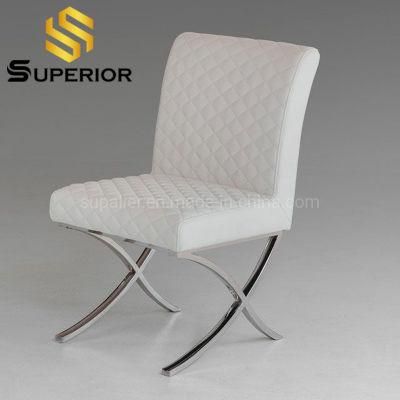 New Design Cheap Price Synthetic Leather Ergonomic Dining Chair